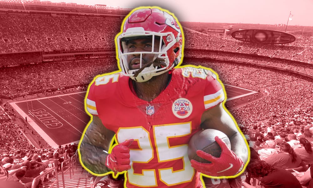 Chiefs’ Clyde Edwards-Helaire Out with High Ankle Sprain