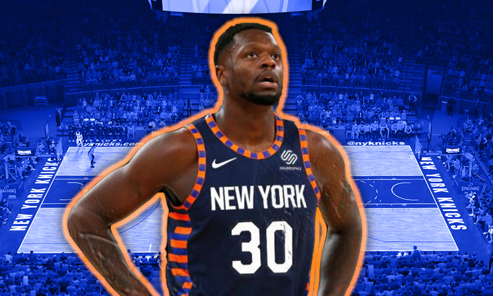 Knicks Fan Go At Julius Randle During Victory Over Spurs